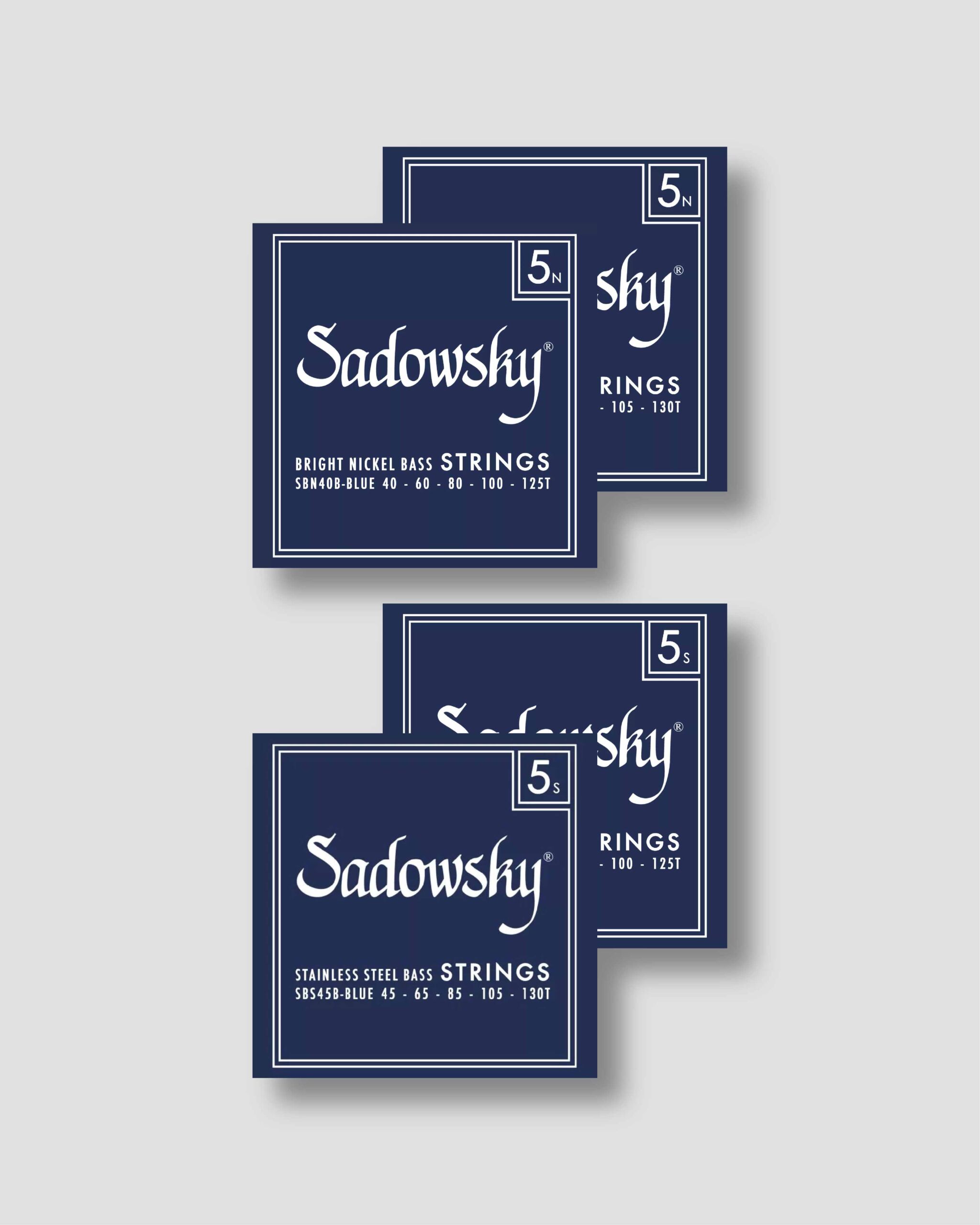 Sadowsky Blue Label Bass String Set 5-String