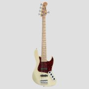 Sadowsky MetroLine 21-Fret Vintage J/J Bass, Red Alder Body, 5-String – Solid Olympic White High Polish