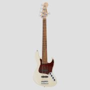Sadowsky MetroLine 21-Fret Vintage J/J Bass, Red Alder Body, 5-String – Solid Olympic White High Polish